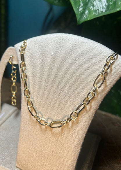 Set Dorado Cadena Lux