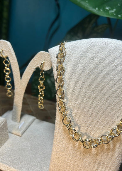 Set Dorado Aura Circular