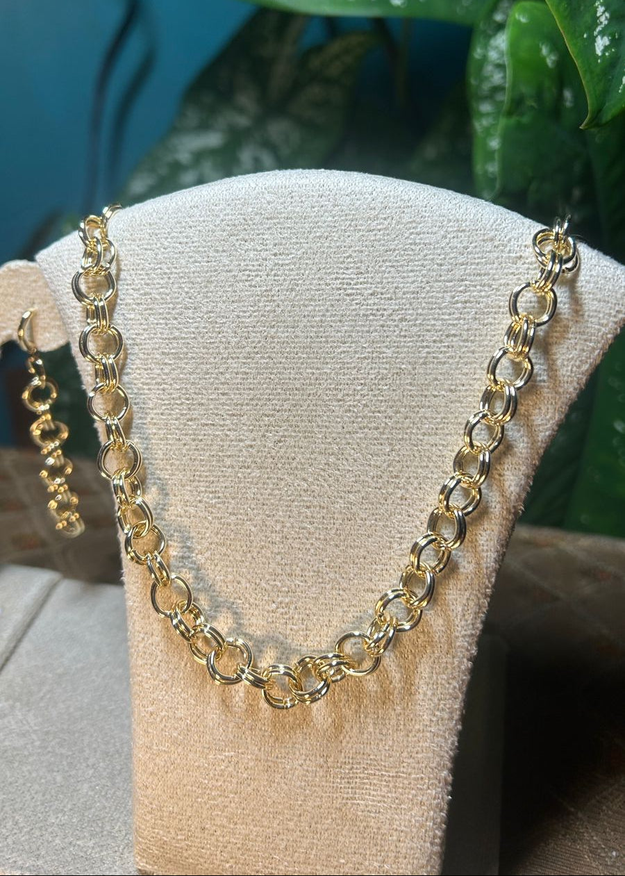 Set Dorado Aura Circular