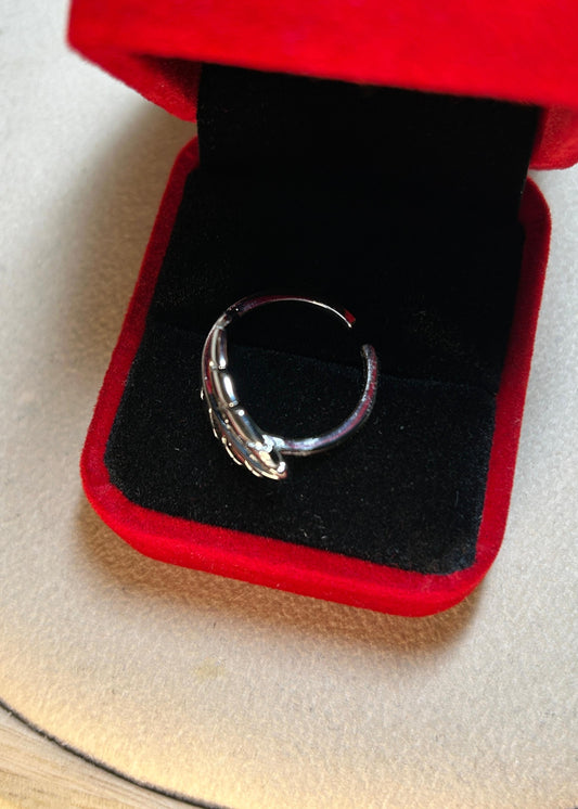 Anillo Hoja de Plata